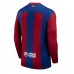 Maillot de foot Barcelona Domicile 2023-24 Manche Longue